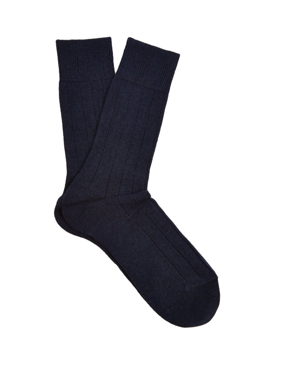 Versterken geroosterd brood Laboratorium Blue Lhasa wool and cashmere-blend socks | Falke | MATCHESFASHION US