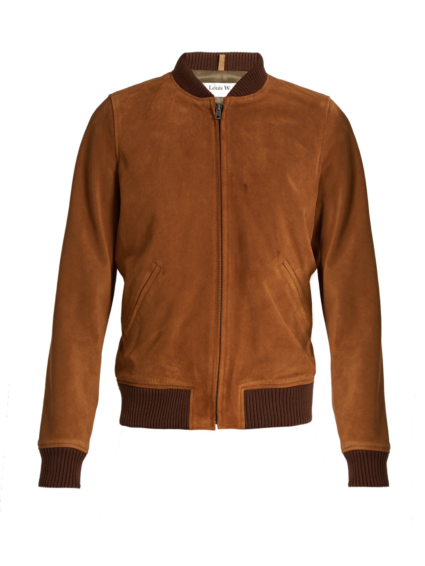 Suede Bomber Jacket