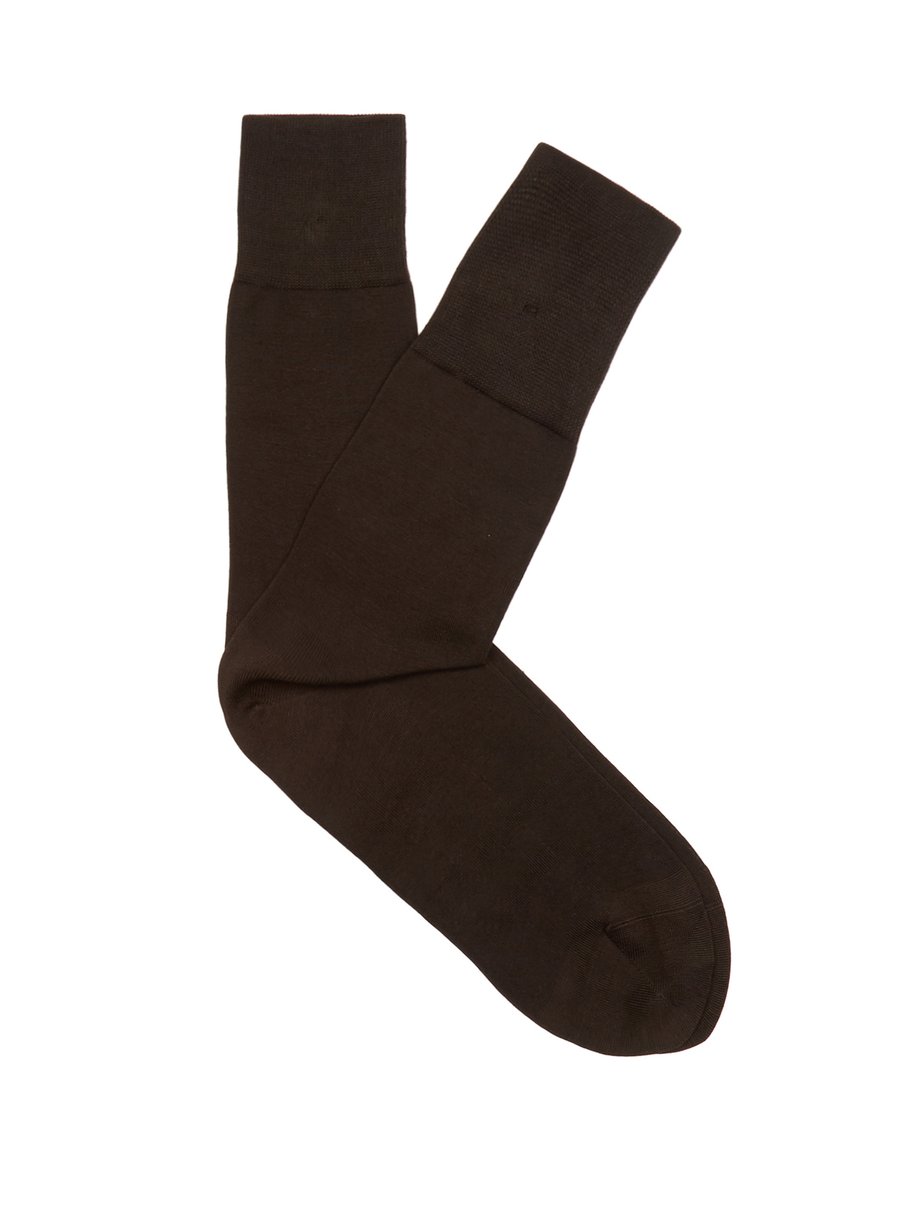 vuist geloof elke keer Brown Tiago cotton-blend socks | Falke | MATCHESFASHION US