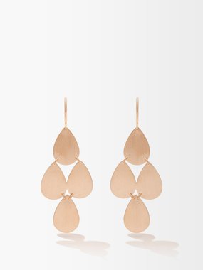 Irene Neuwirth 18kt rose-gold chandelier earrings