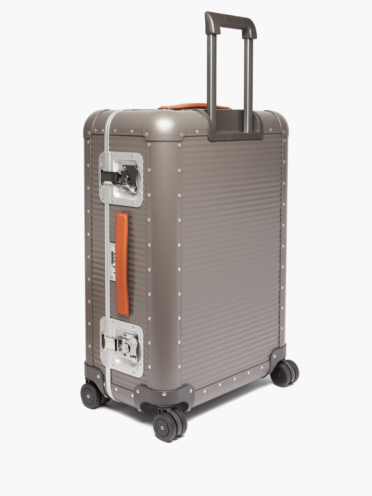 Spinner 68 stud-embellished suitcase