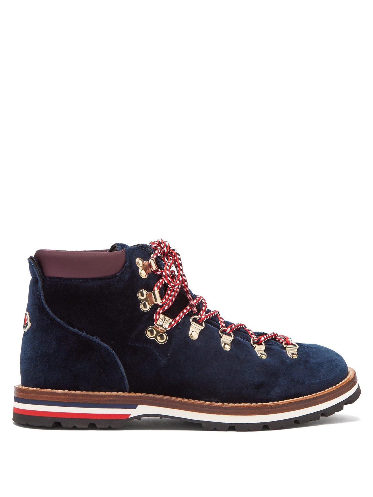 Navy lace-up mountain | Moncler | US