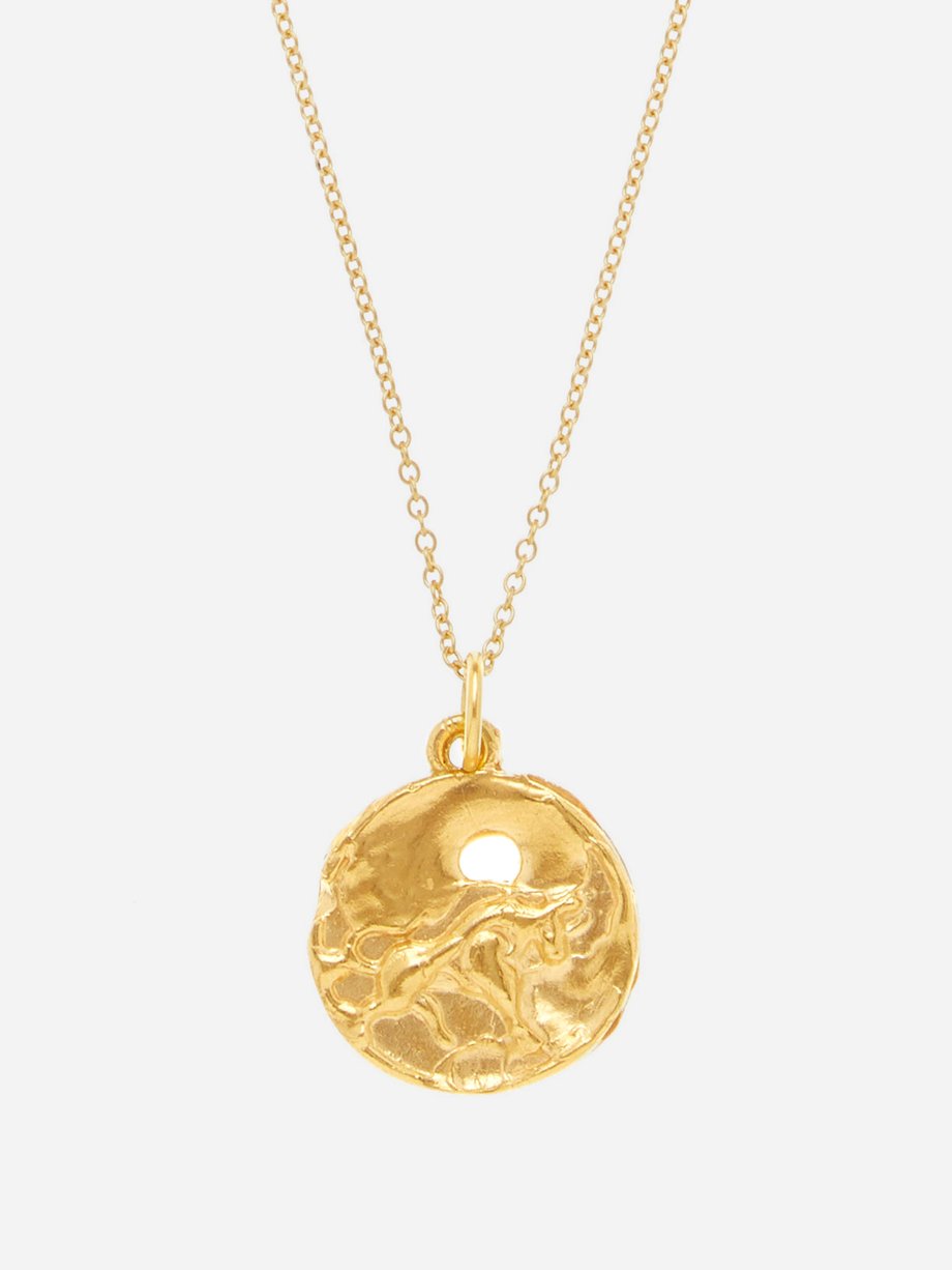 14K Yellow Gold Taurus Zodiac Pendant – Long's Jewelers