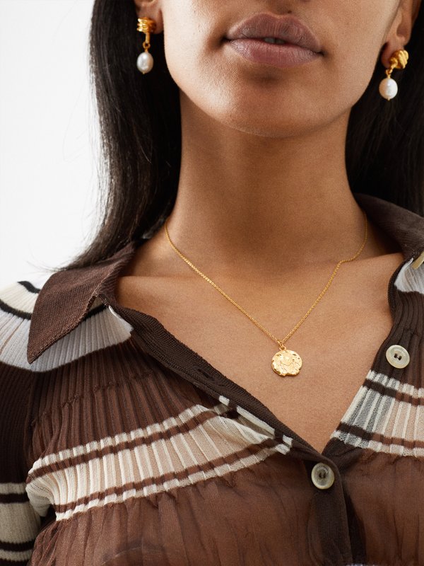 Alighieri Gemini gold-plated necklace