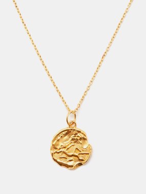 Alighieri Virgo 24kt gold-plated necklace