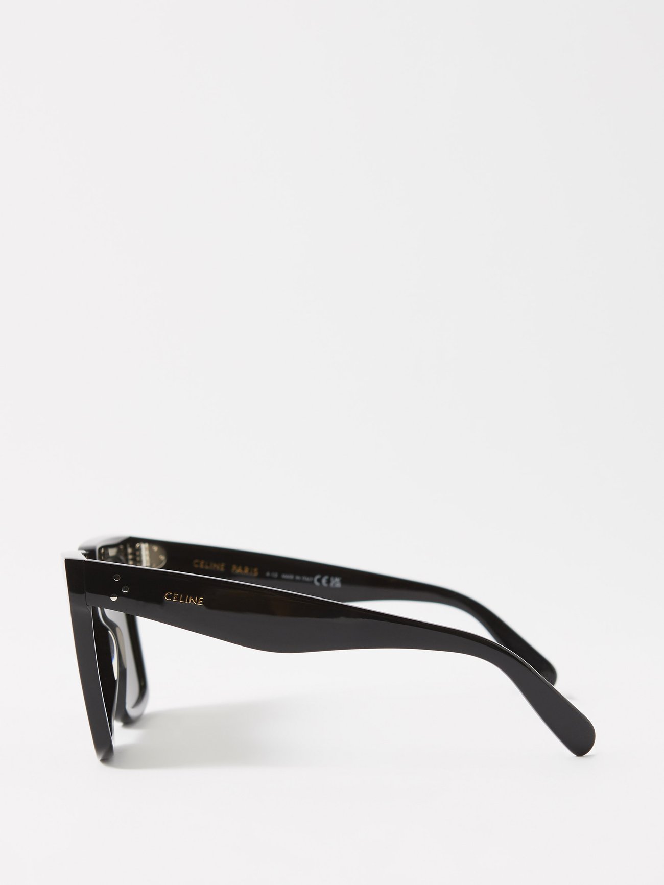 Celine Oversized Square-frame Acetate Sunglasses in Black