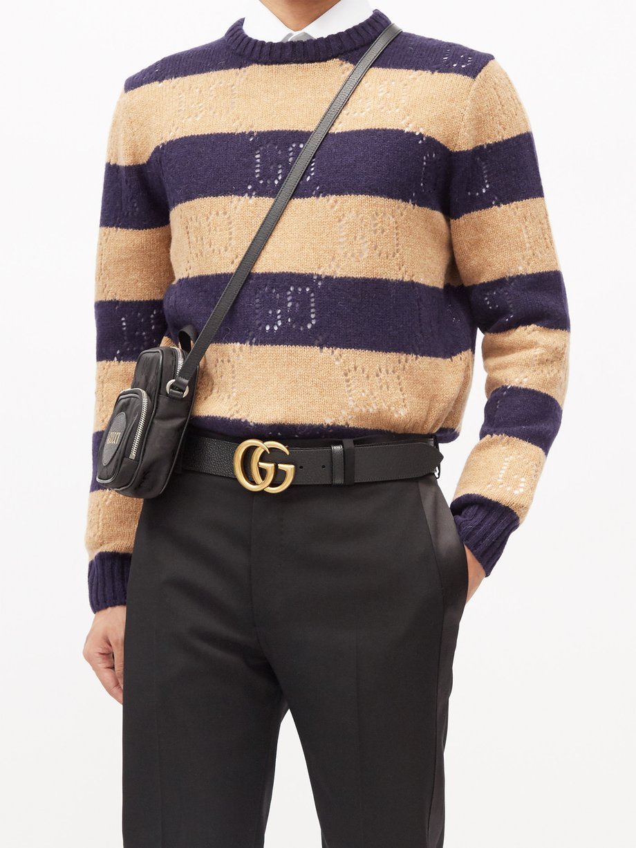 Gucci marmont hotsell belt men