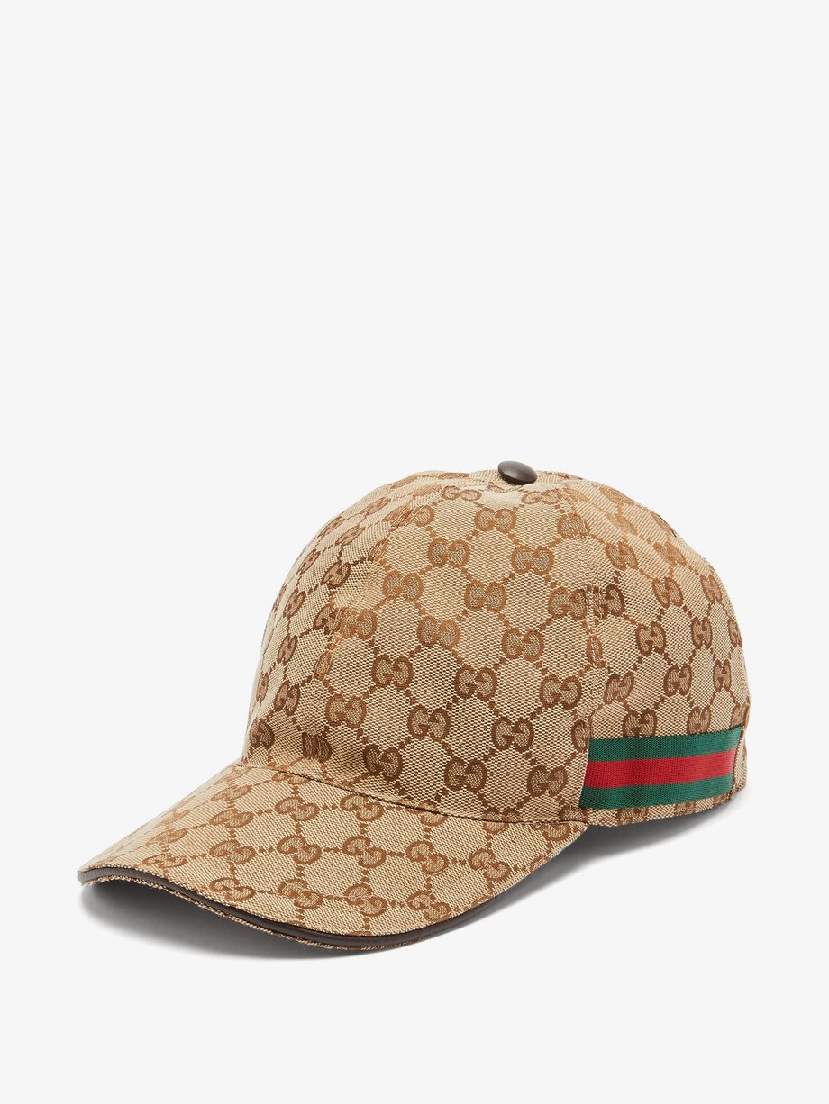 Neutral Web-stripe GG-logo baseball cap | Gucci | MATCHESFASHION AU