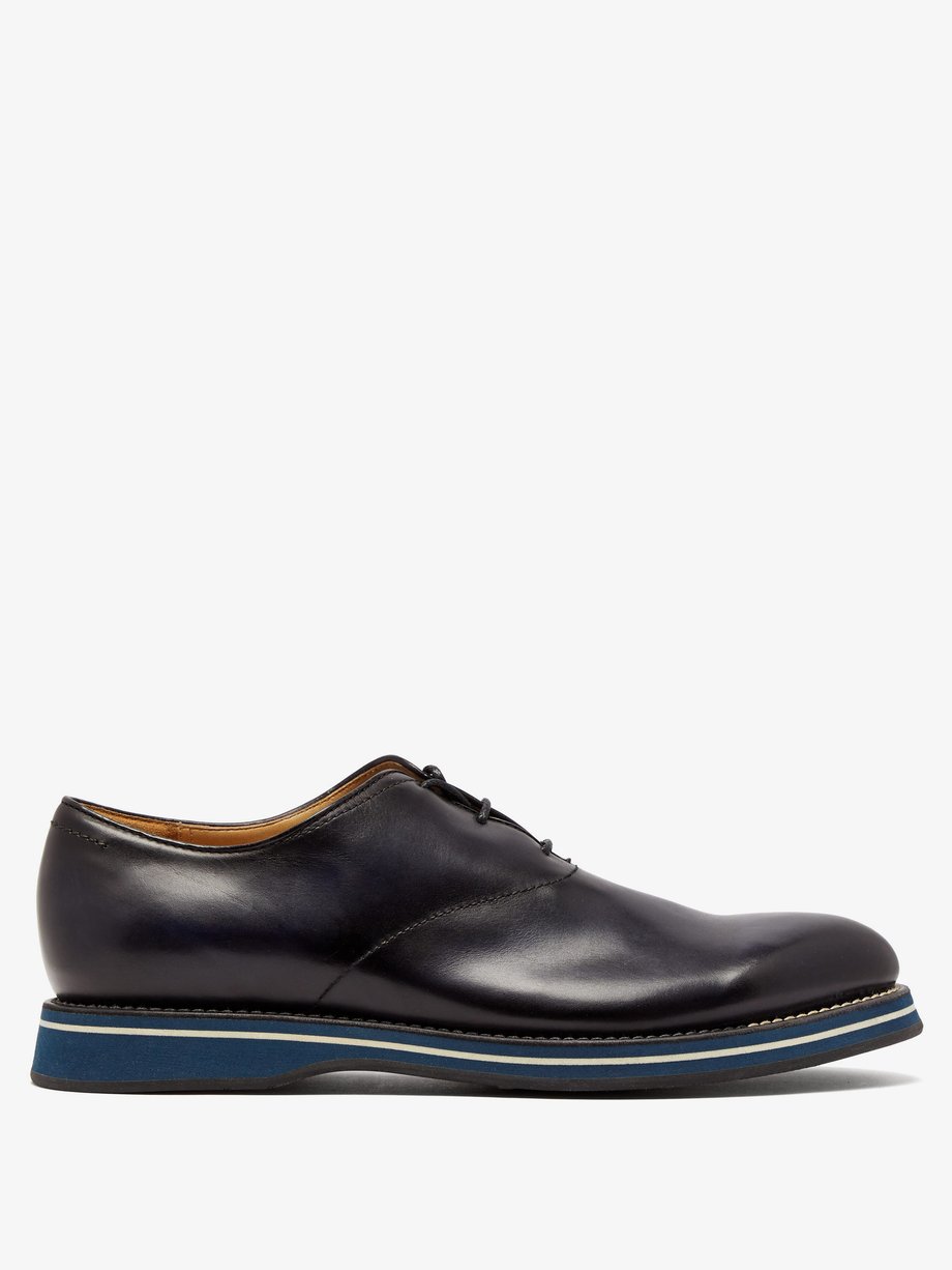 Navy Alessio Padova leather oxford shoe | Berluti | MATCHESFASHION UK