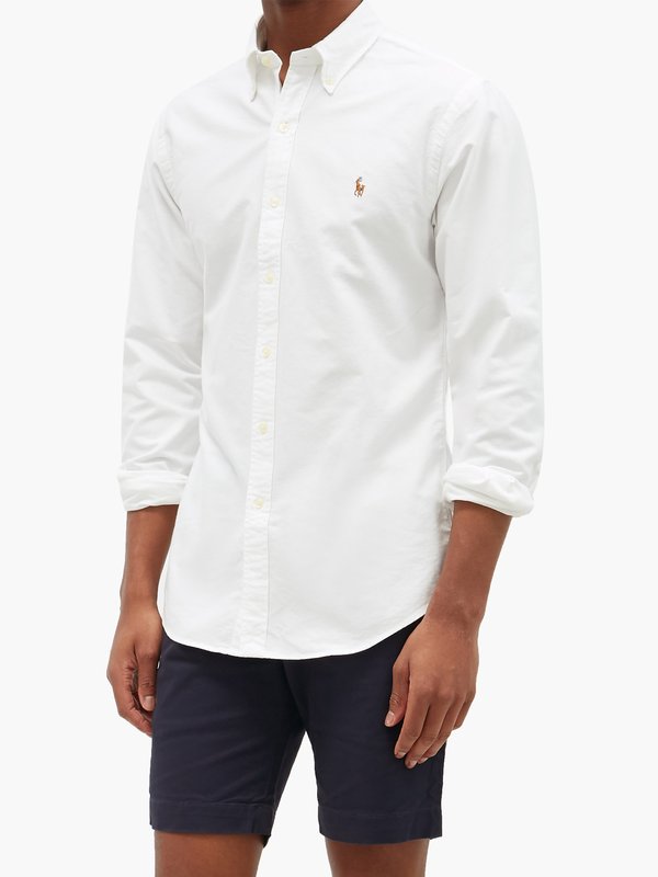 Polo Ralph Lauren Logo-embroidered cotton oxford shirt