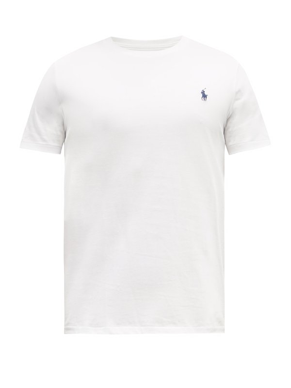 Polo Ralph Lauren Logo-embroidered cotton-jersey T-shirt