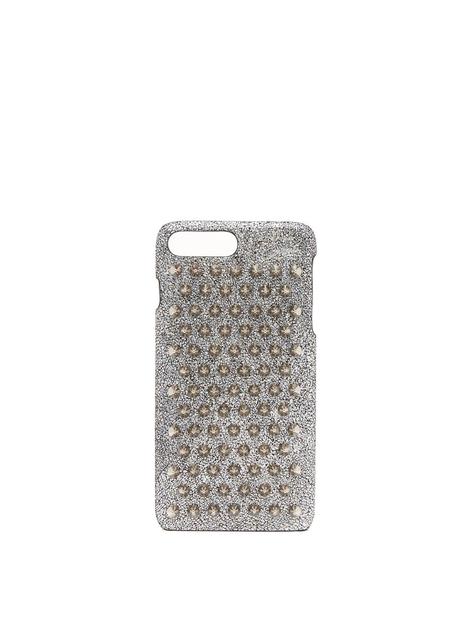 Christian Louboutin Loubiphone metallic leather iPhone® 7+ & 8+ case