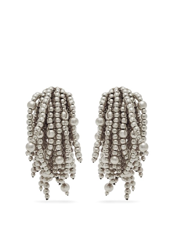 Vanda Jacintho Shower bead clip earrings