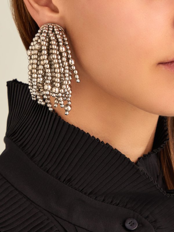 Vanda Jacintho Shower bead clip earrings