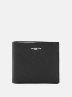 Cassandre Croc Effect Leather Card Holder in Black - Saint Laurent