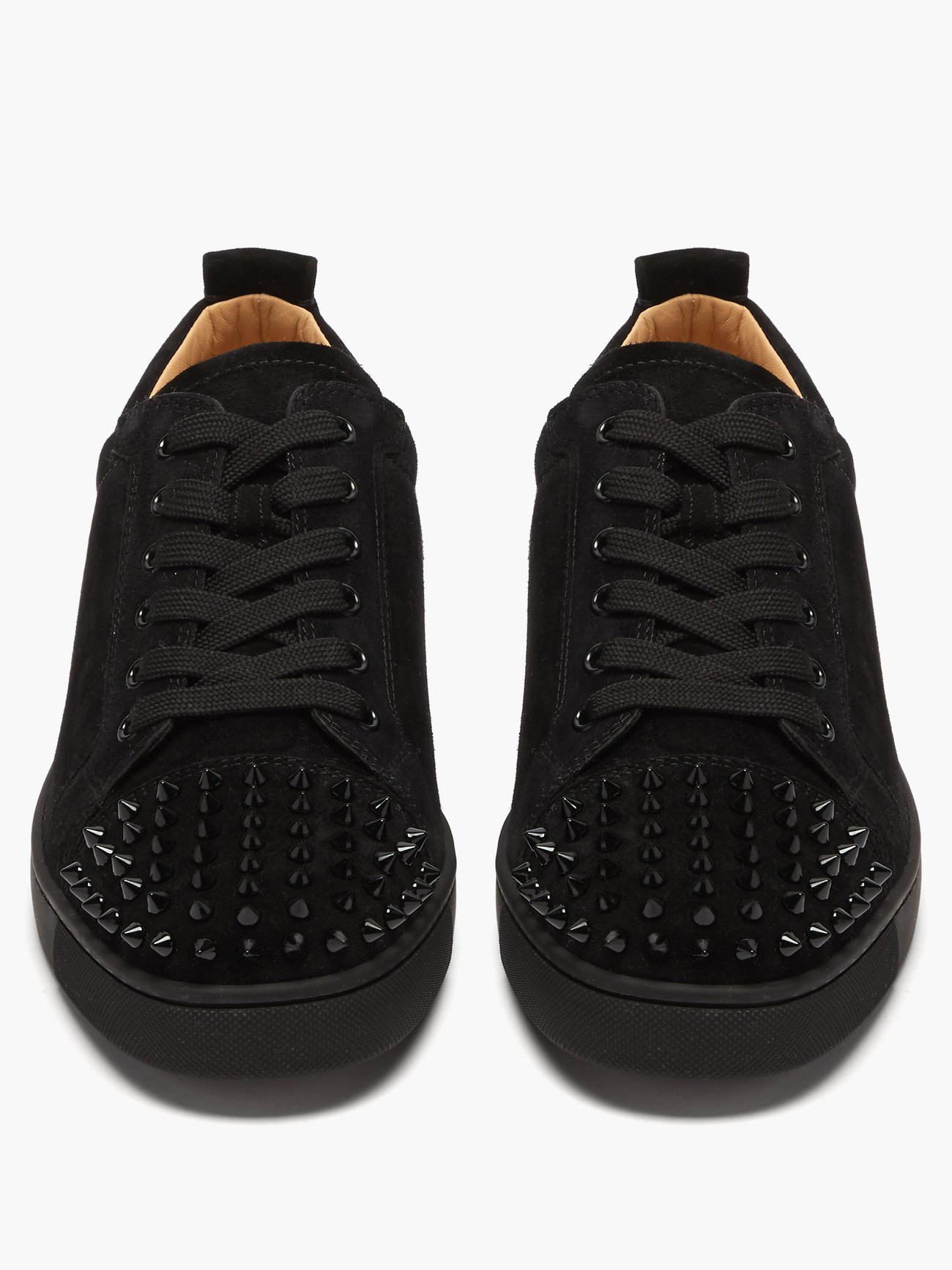 Christian Louboutin New $945 Spikes Sneakers Shoes Trainers 47 - 14