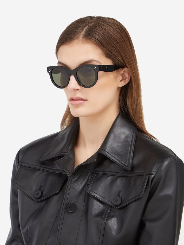 https://www.matchesfashion.com/us/products/Celine-Eyewear-Round-acetate-sunglasses-1269566
