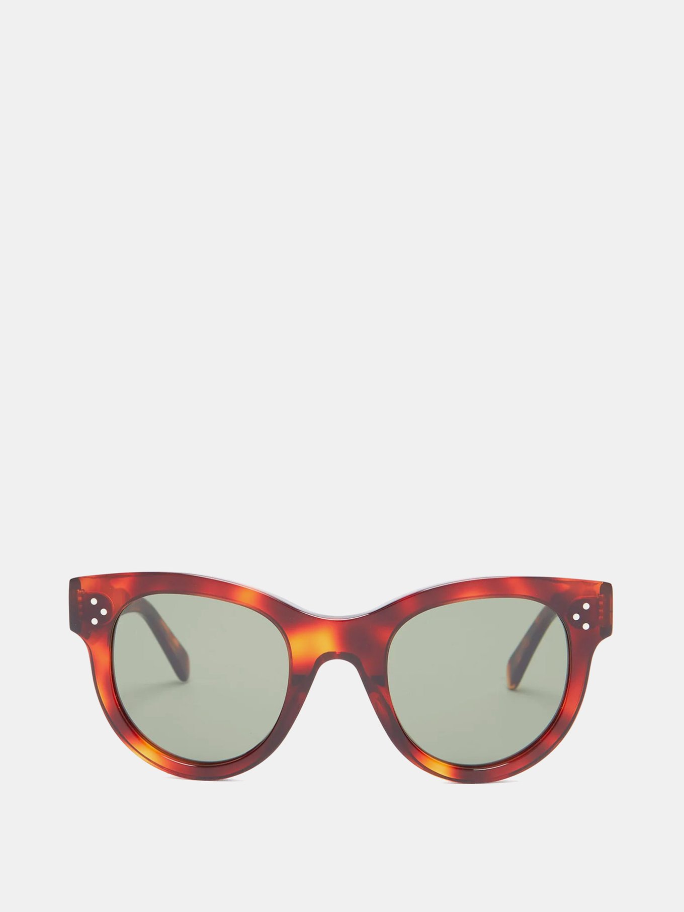 Legeme Tæmme købmand Brown Round acetate sunglasses | Celine Eyewear | MATCHESFASHION US