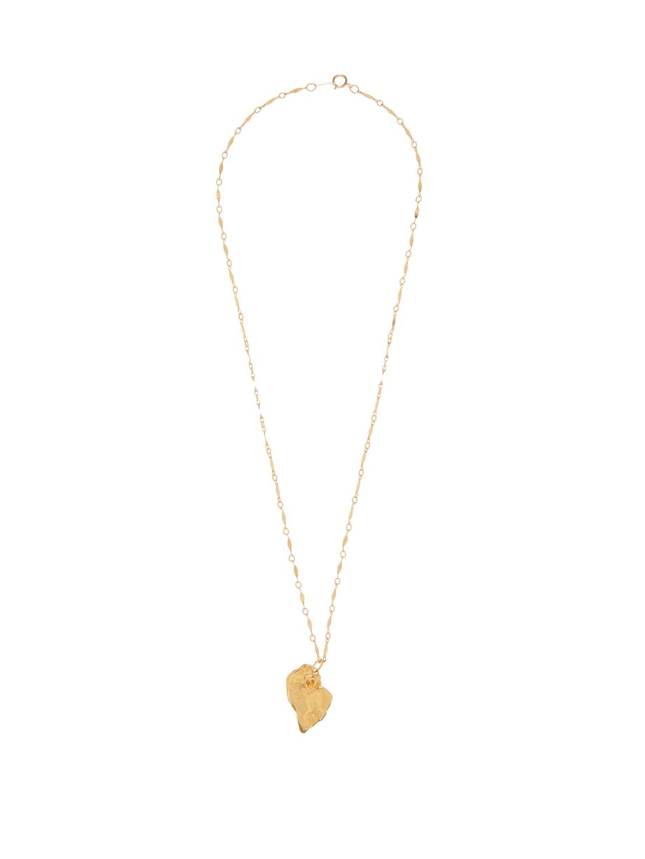 Metallic Il Grand Amore Necklace 24kt gold plated necklace