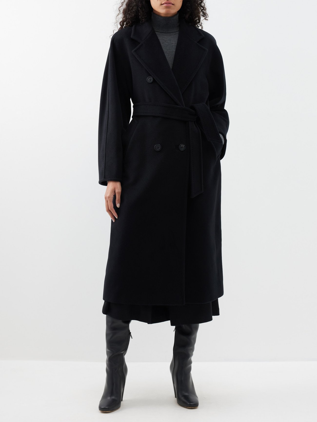 Black Madame coat | Max Mara | MATCHESFASHION UK