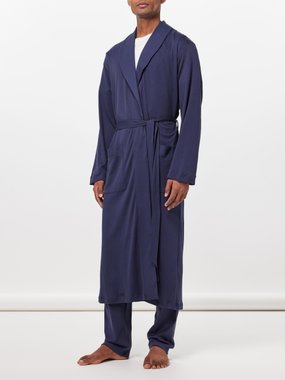 Hanro Night & Day cotton-jersey robe
