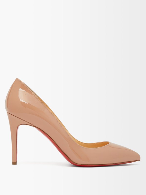 Christian Louboutin Pigalle 85 patent-leather pumps