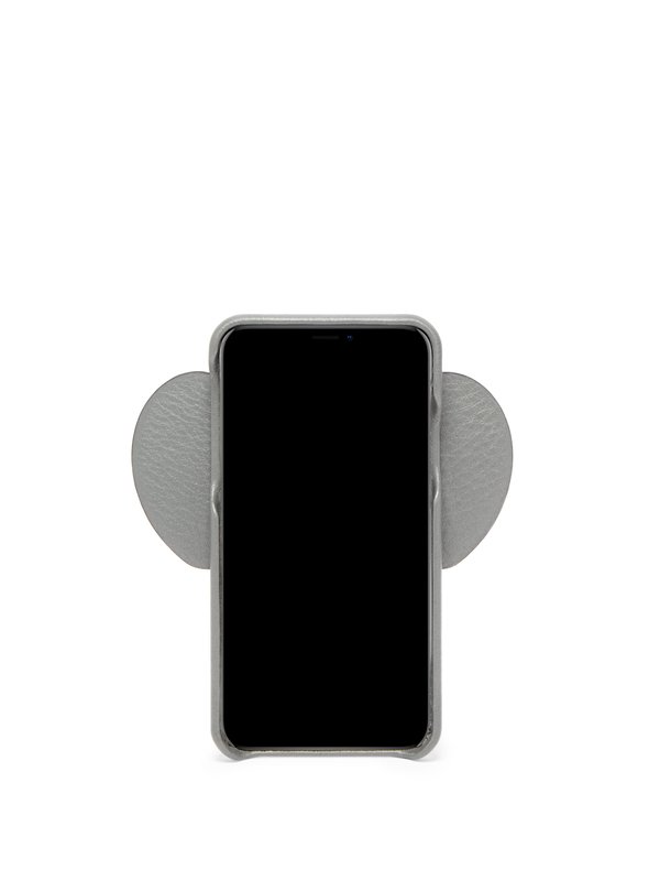 LOEWE Grey Elephant iPhone® X & XS leather phone case