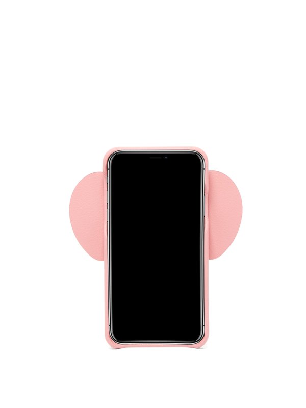 LOEWE Pink Elephant iPhone® X & XS leather phone case