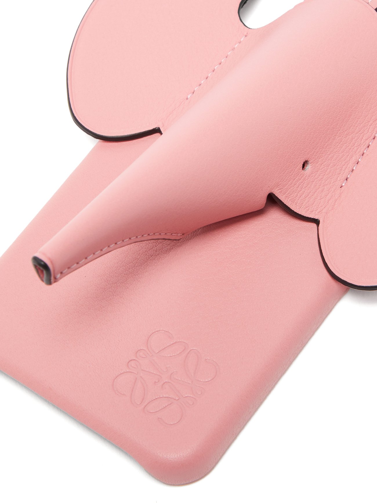 Pink Elephant iPhone® X & XS leather phone case