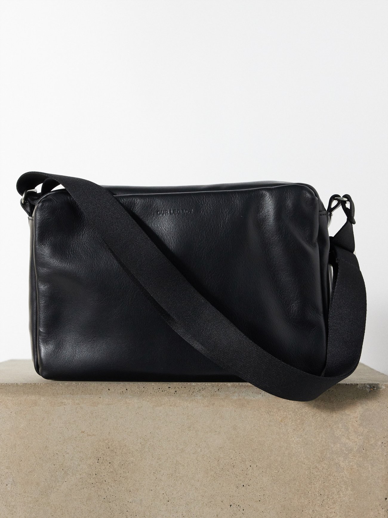 OUR LEGACY Our Legacy Wah leather cross-body bag Black