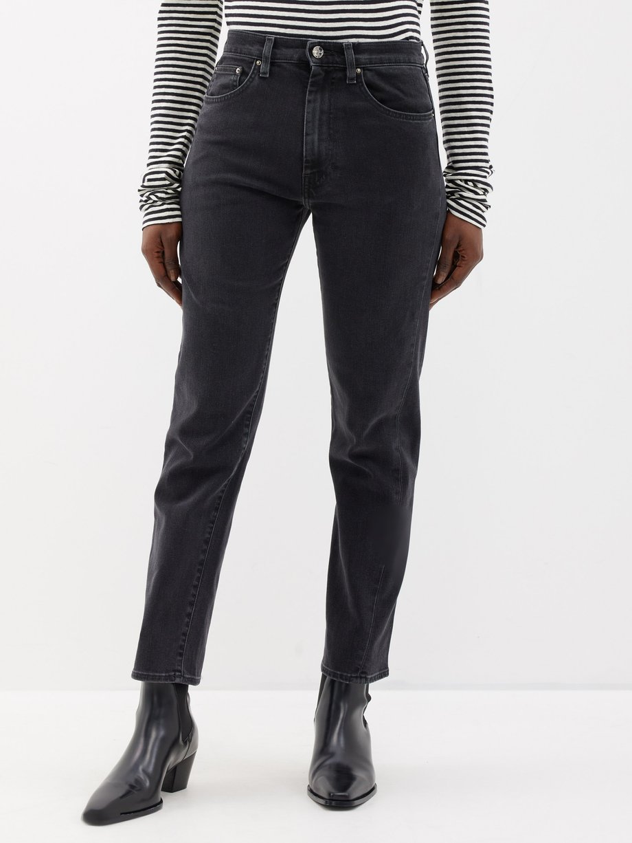 Imidlertid Portico dollar Black Original straight-leg jeans | Toteme | MATCHESFASHION US