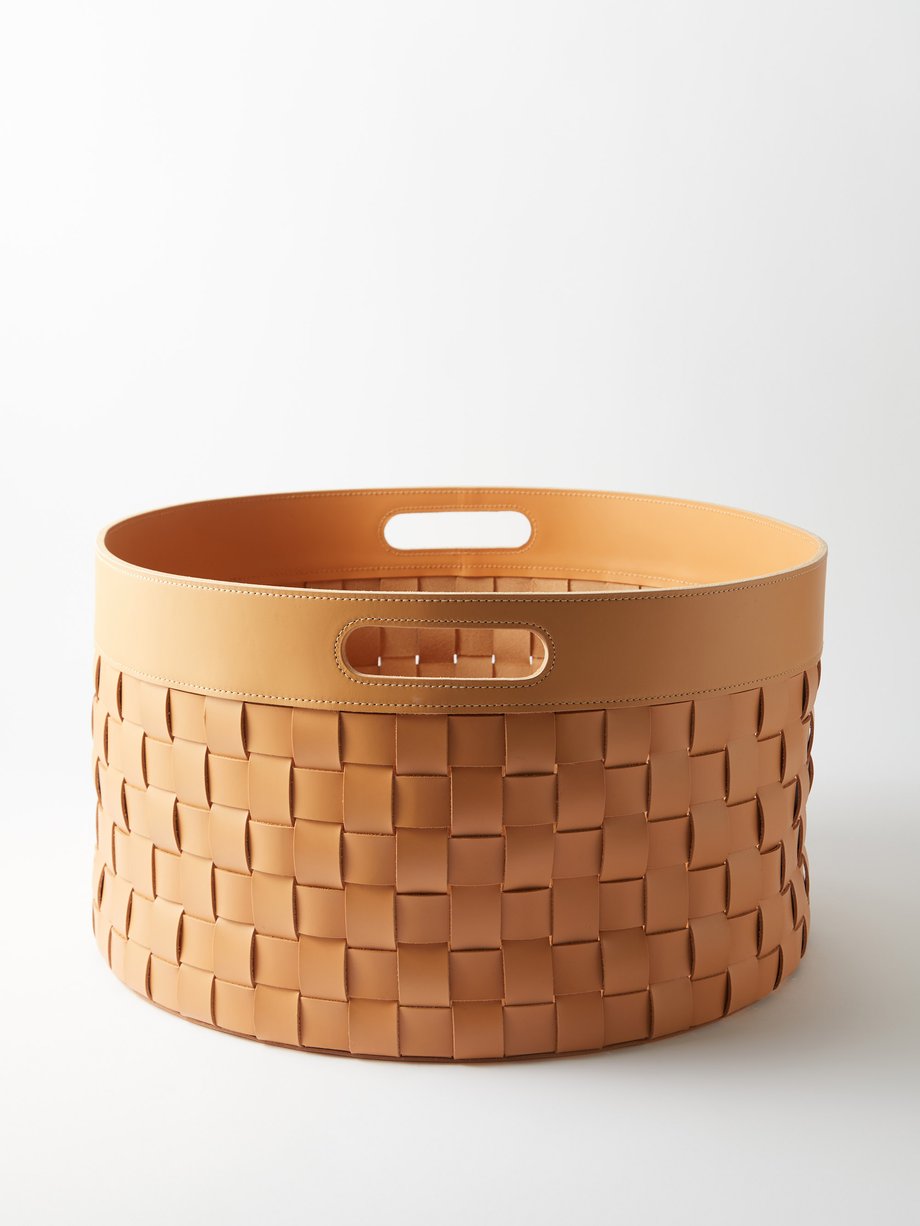 Rabitti 1969 Verona woven-leather basket
