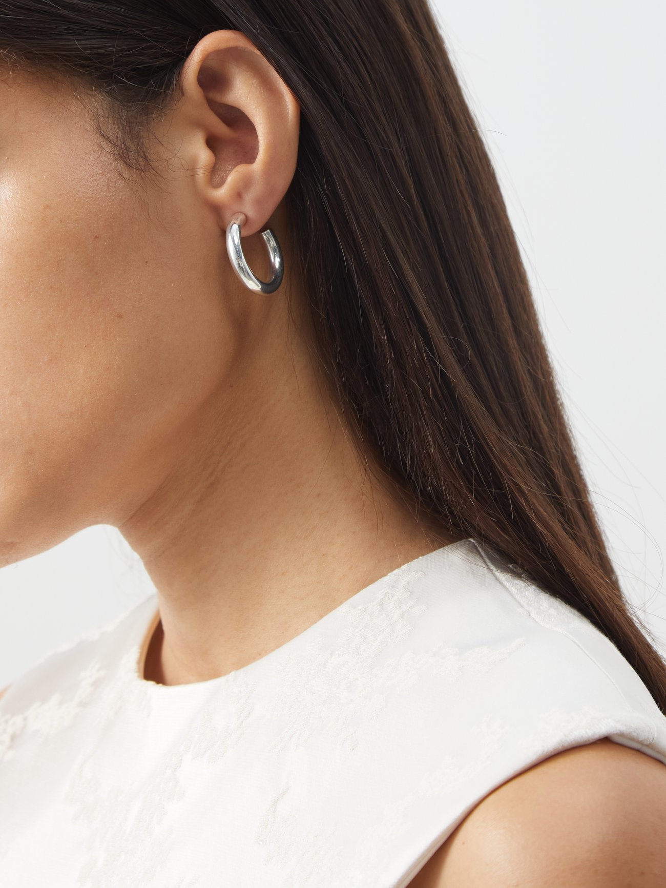 Silver Everyday sterling-silver hoop earrings | Sophie Buhai 