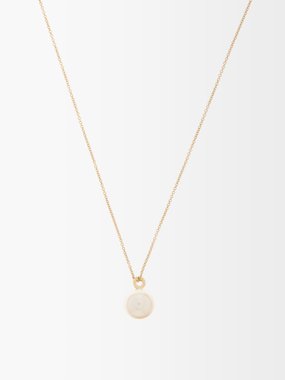 Sophie Bille Brahe Perle Simple Akoya pearl & 14kt gold necklace