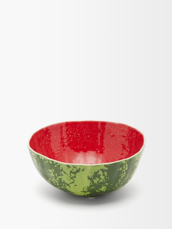 Bordallo Pinheiro Watermelon earthenware salad bowl