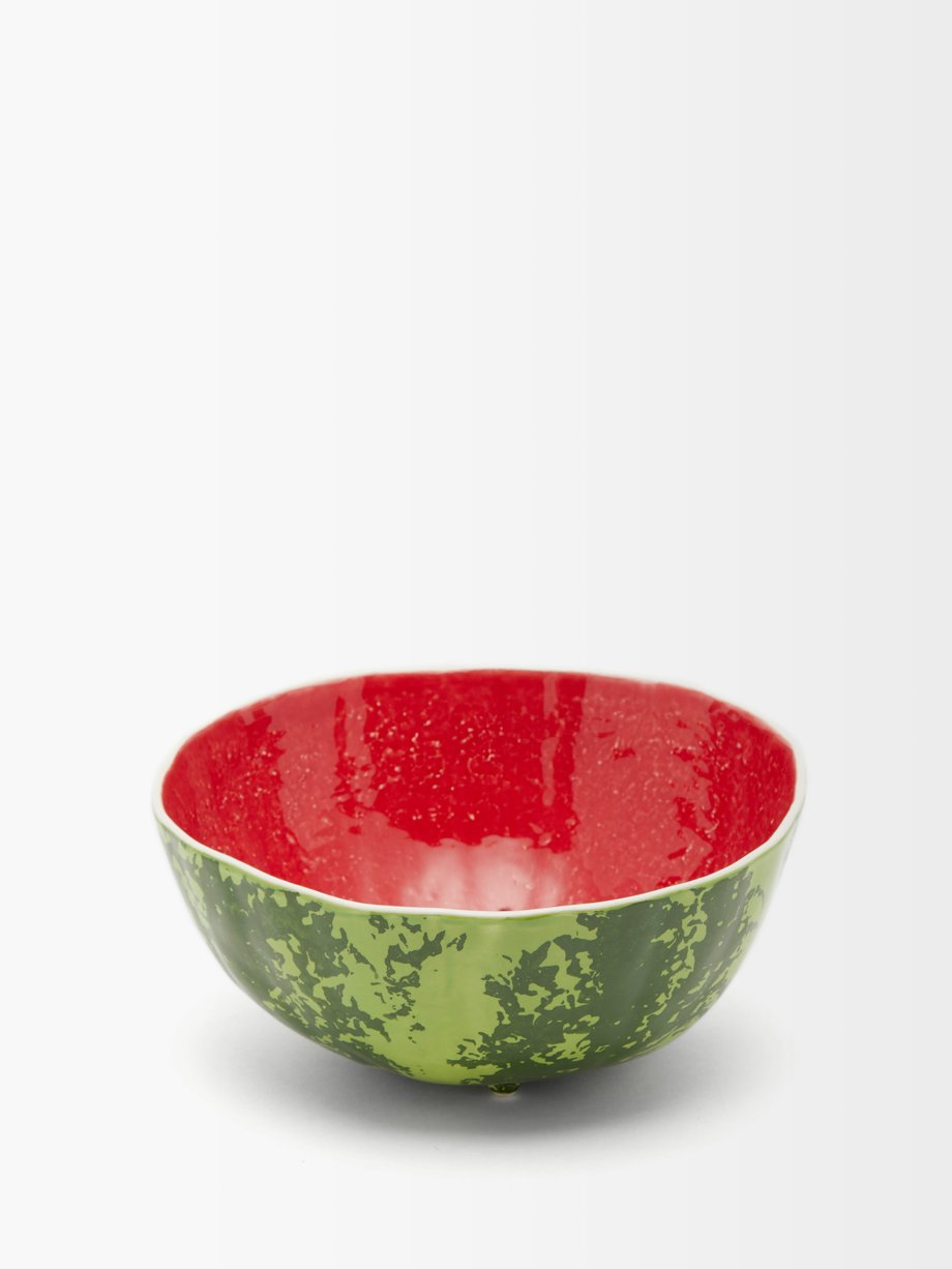 Bordallo Pinheiro Watermelon earthenware salad bowl