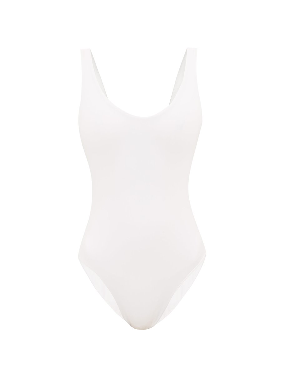 Jade Swim Contour scoop-back swimsuit