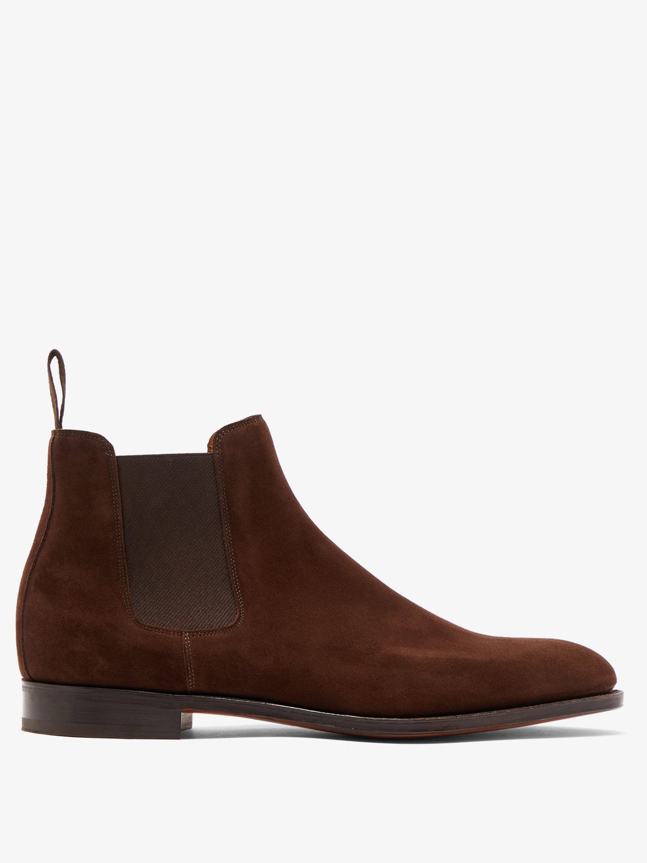 Brown Lawry suede Chelsea boots | John Lobb | MATCHES UK