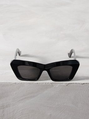LOEWE Eyewear LOEWE Anagram-logo cat-eye acetate sunglasses