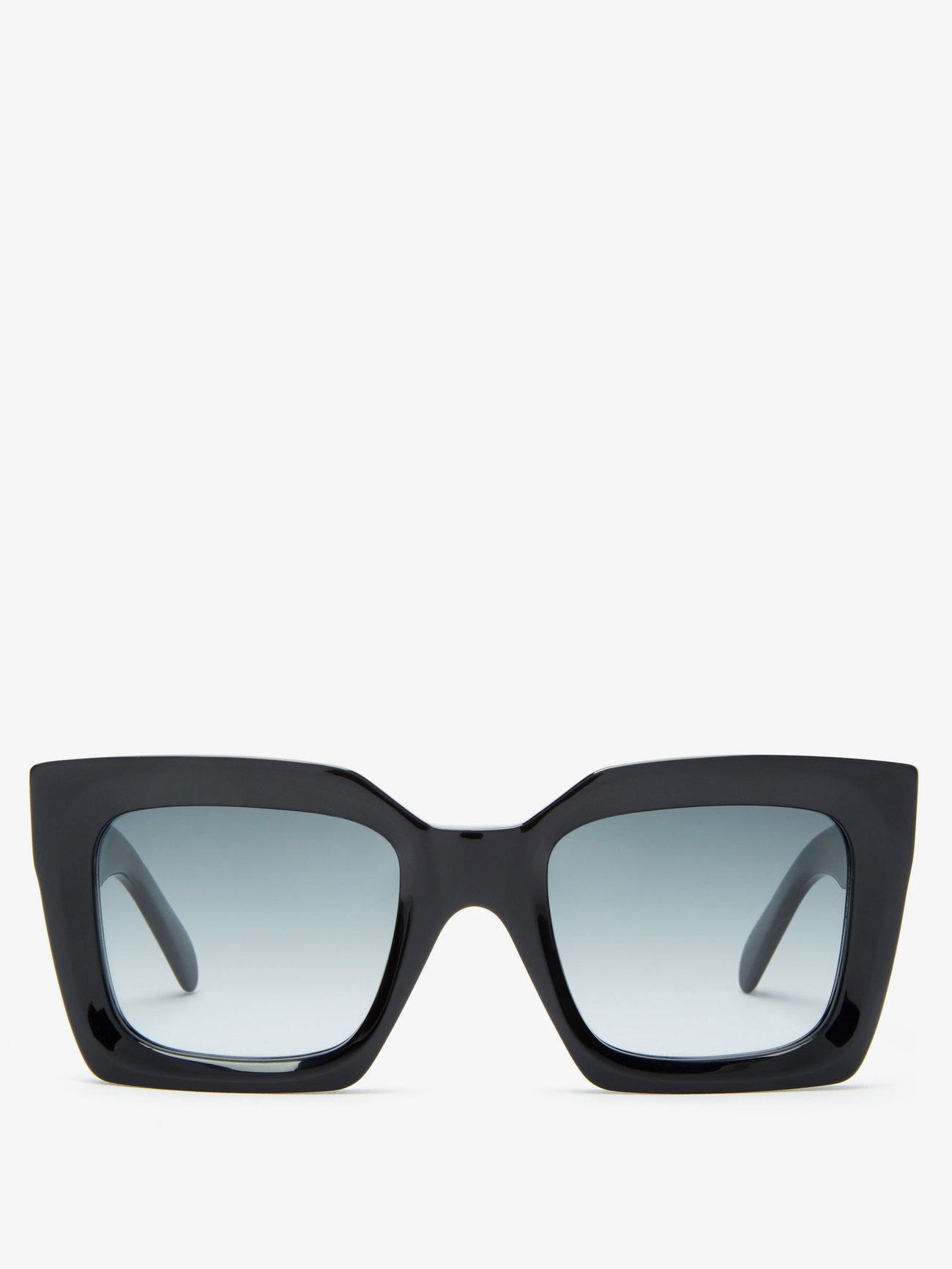 Black Oversized square acetate sunglasses | Celine Eyewear | MATCHES UK