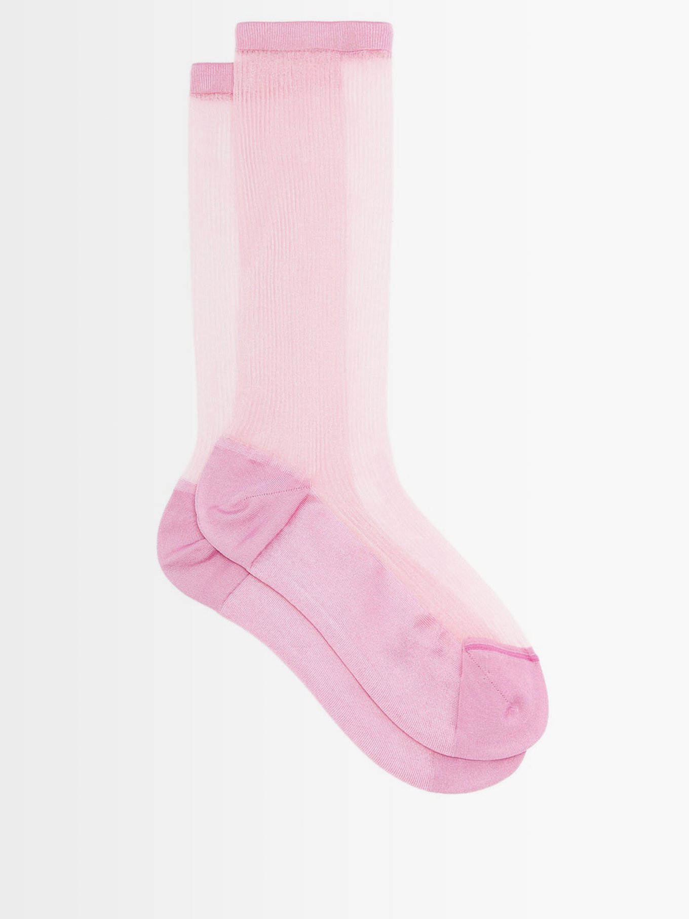 Women's Alice Cozy Gripper Sock - Seashell Pink Stripe - Ramsey