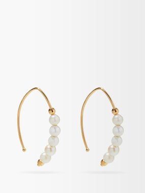 Mizuki Boucles d'oreille en  or 14 carats à perles