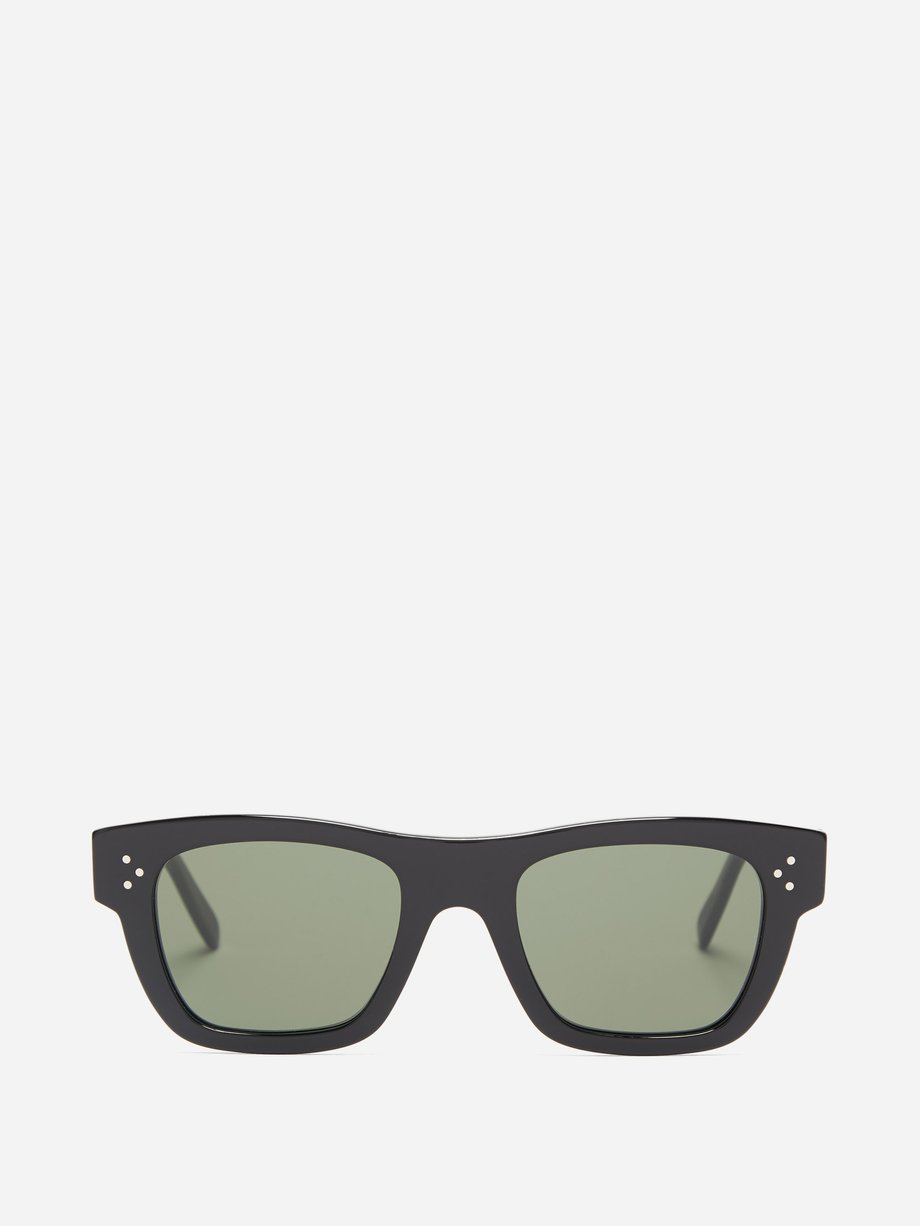 Black Square acetate sunglasses | Celine Eyewear | MATCHESFASHION US