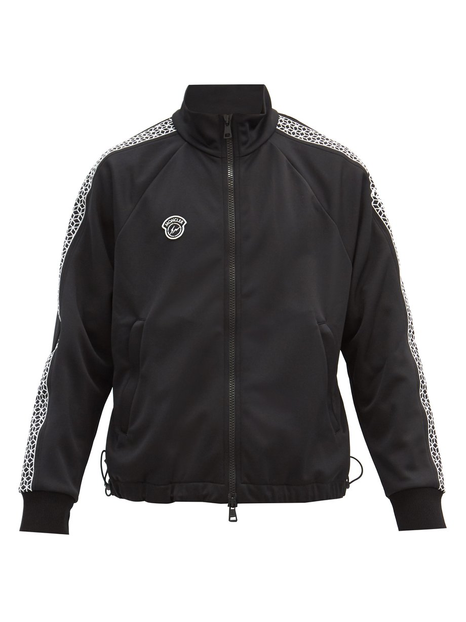 Moncler x FRGMT (Moncler Genius) Cube-embroidered jersey track jacket