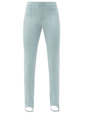 Blue Stirrup slim-leg ski trousers, Moncler Grenoble