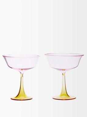 Campbell-Rey Campbell Rey X Laguna B set of two Cosimo coupe glasses