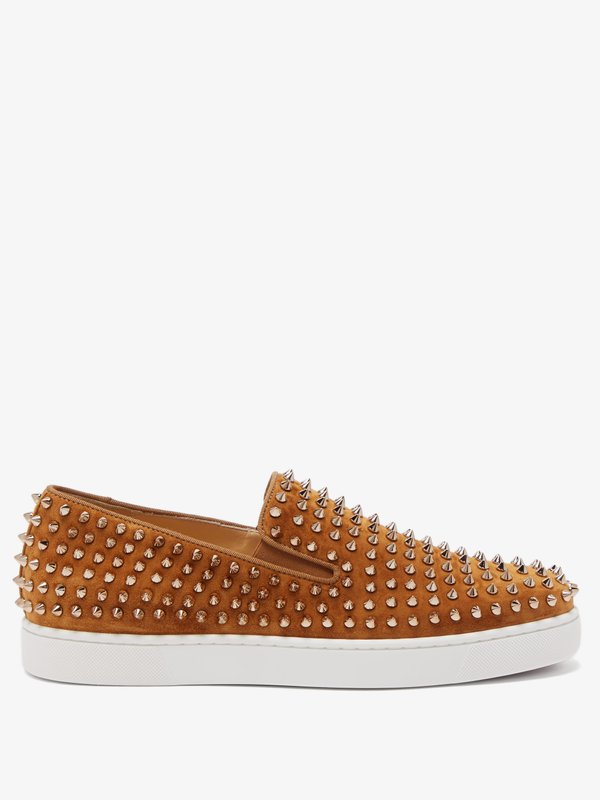 Christian Louboutin Roller-Boat spike-embellished slip-on trainers