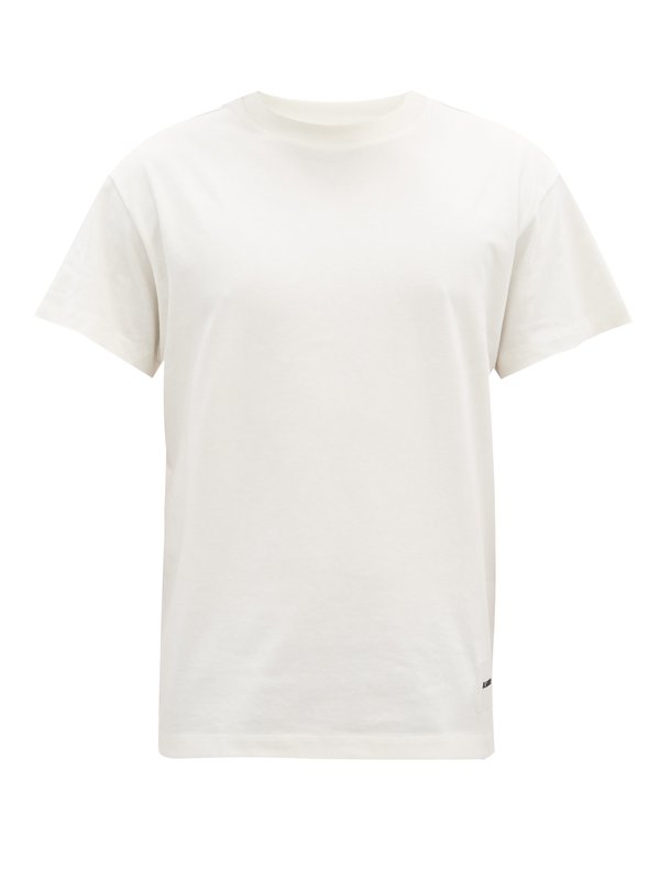 Jil Sander Pack of three crew-neck organic-cotton T-shirts