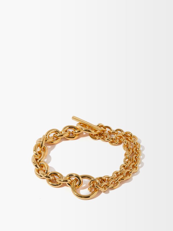 All Blues Double recycled gold-vermeil bracelet