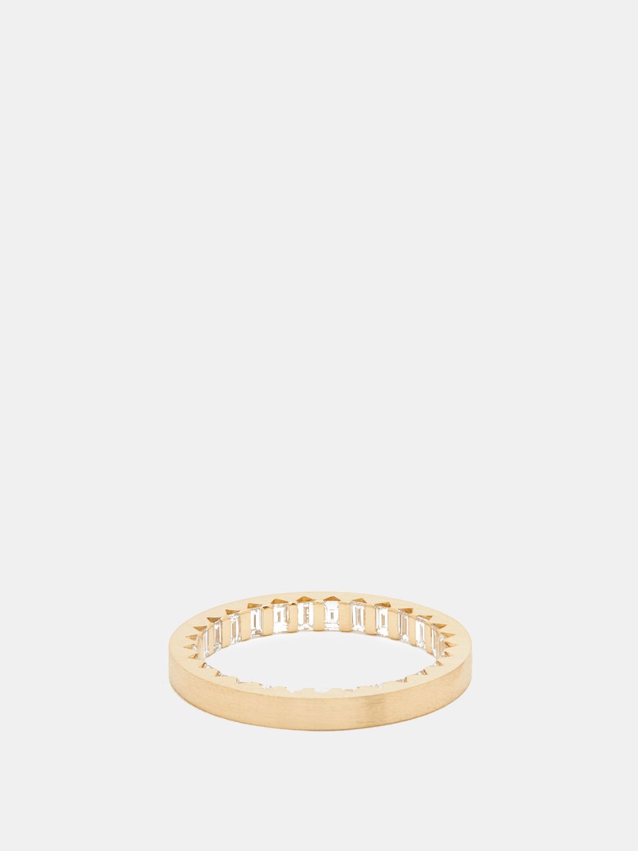 Le Gramme 3g diamond & 18kt gold ring